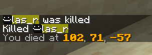 Death Coordinates Message