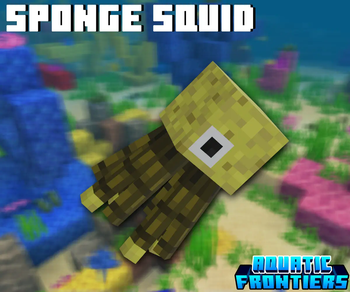 A Render Of A Sponge Squid