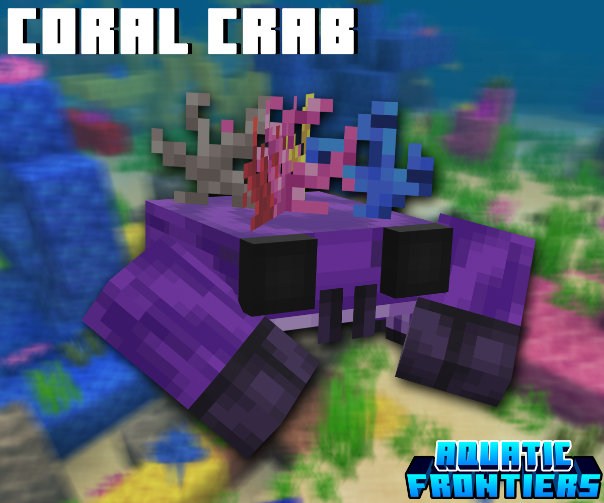 Coral Crab Render