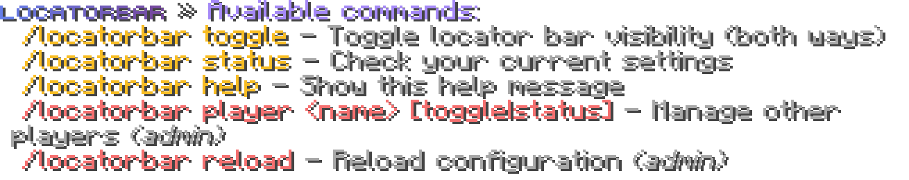 Available Commands