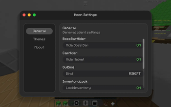 Lovely Hud where you can change some simple settings
