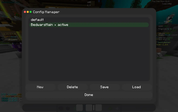 Config system!