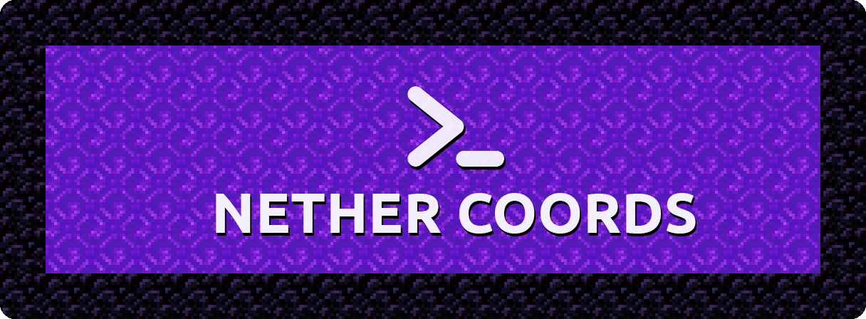 Nether Coords Banner