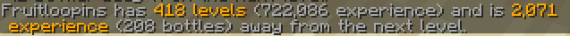 Bottle stats