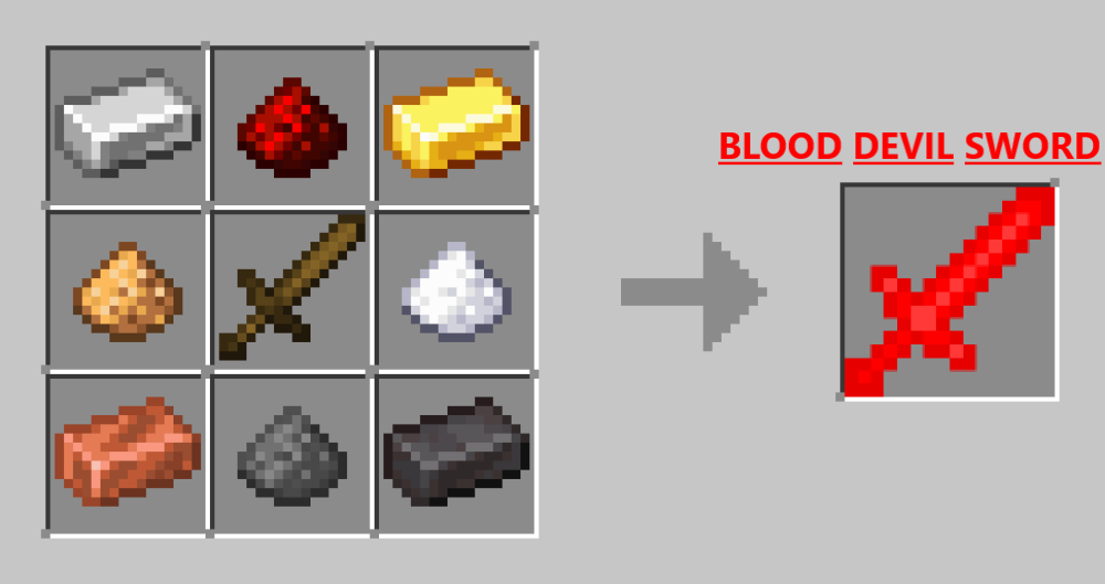 Bloody Minecraft Sword - Romzimus Collection