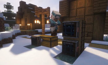 Terminal can be placed on any chest or modded storage block