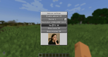 Settings menu