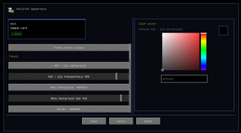 Appearance Menu