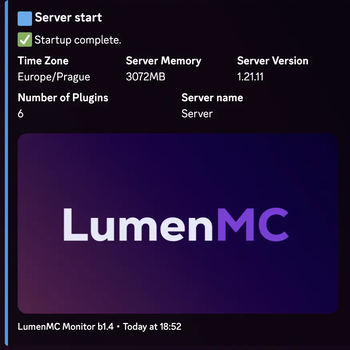 Server start