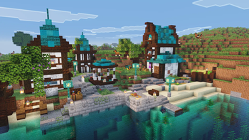 A small fantasy village