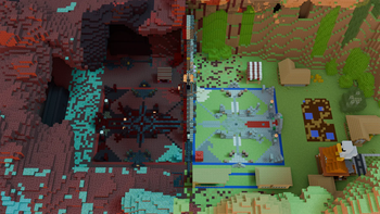 nether and overworld
