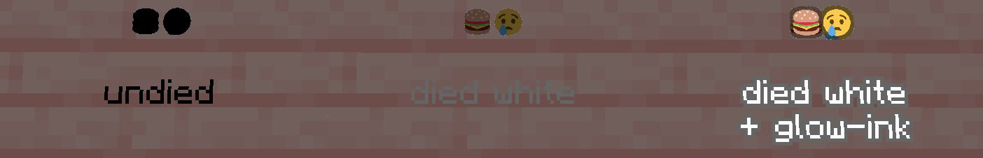 Emojis on signs with resource packs