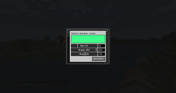 Selecting a color