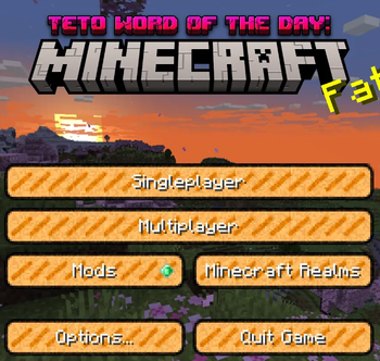 Main menu