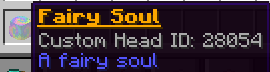 Fairy soul in an inventory