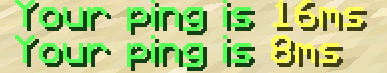 Ping Displaying