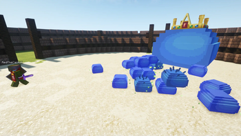 Glancing at a Sea of Slimes