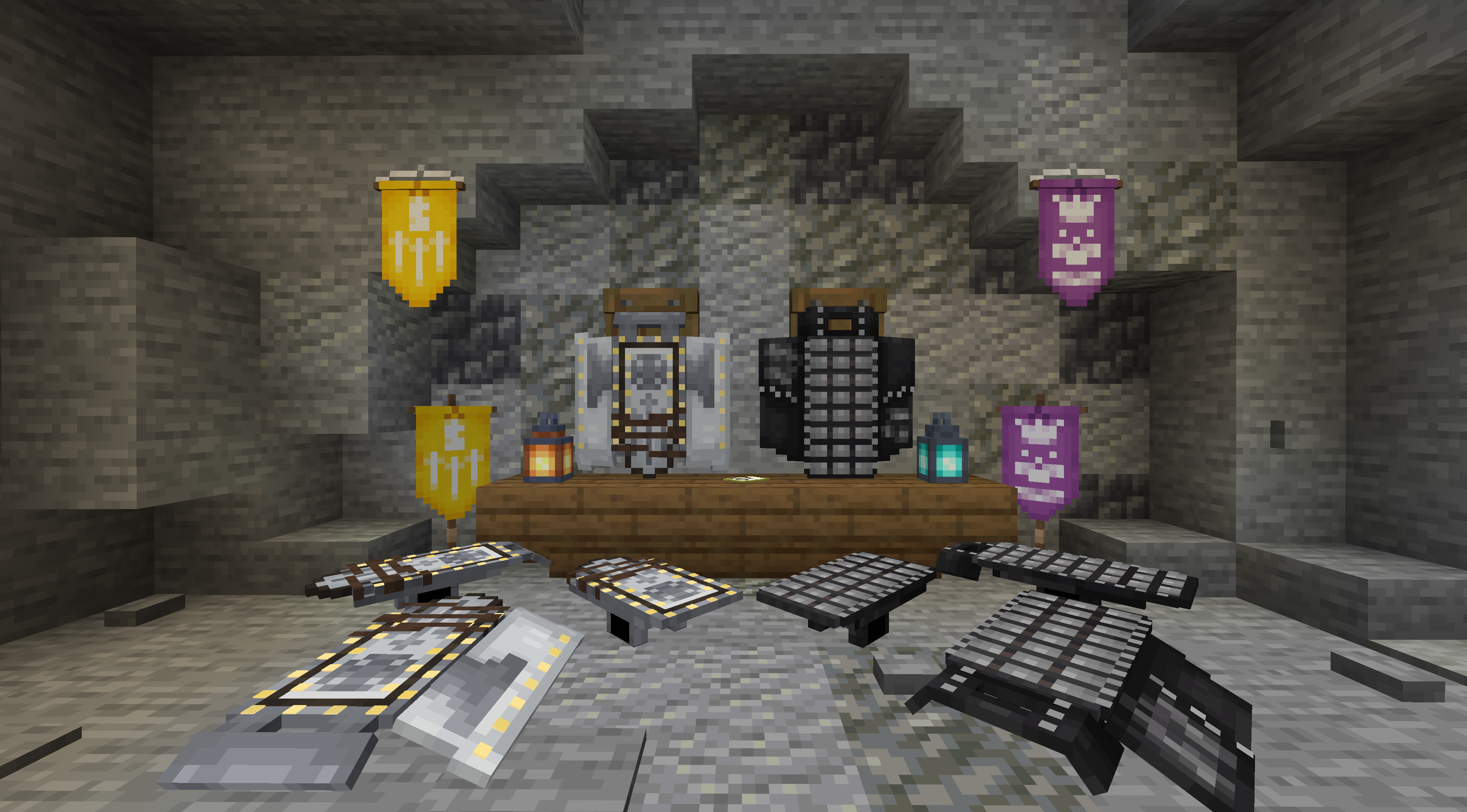 Displaying Bulwark shields with damage variants and Rally Banners