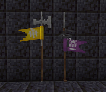 Heavy Lance mounted on Invisible Itemframes