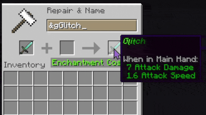 Glitch effect gif.