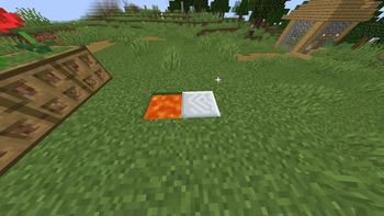 electrolysis example after right clicking redstone block
