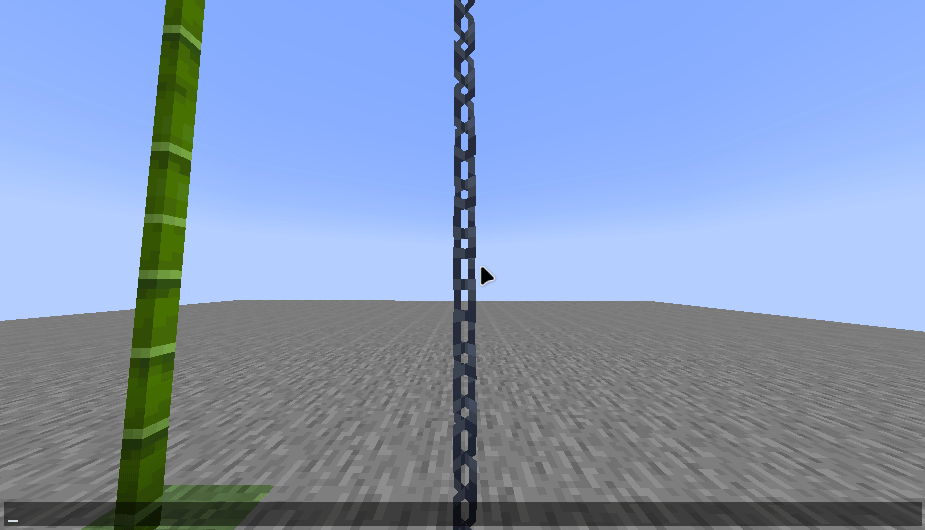 Climbable chain Minecraft Data Pack