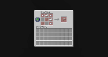 New Iron Pickaxe recipe