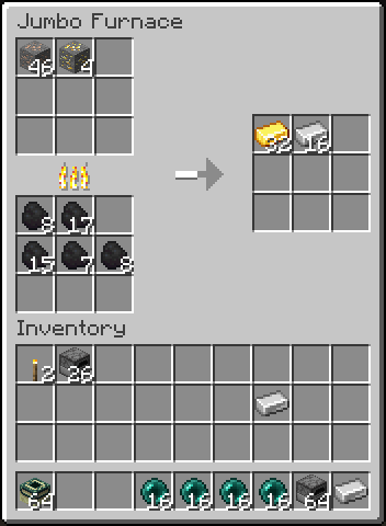 The Jumbo Furnace's GUI