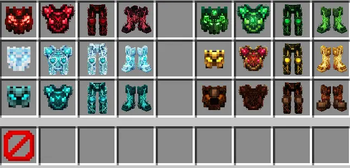 All of the armor icons in-game