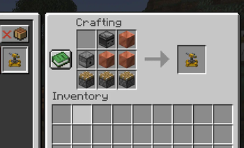 Crafting recipe