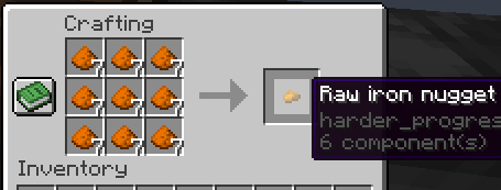 new raw iron nugget