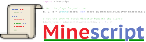 Minescript logo wide