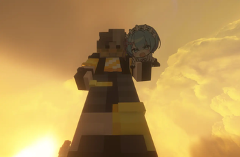 The "Rem" totem from the anime Re:ZERO.