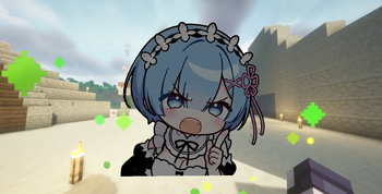 The "Rem" totem from the anime Re:ZERO.