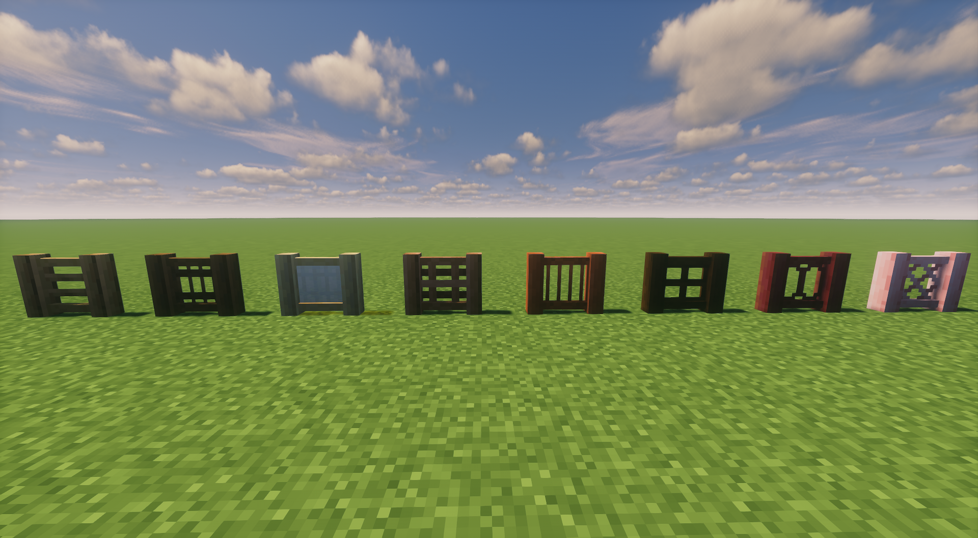 Fences with shaders