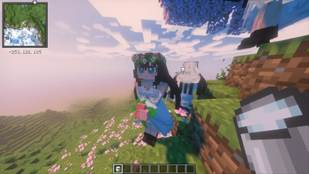 Giving milk to Anime bride