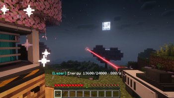 An example of how a laser gun works