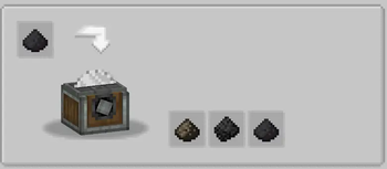 Coal Dust Stonecutting Recipe