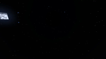 Blue shooting star