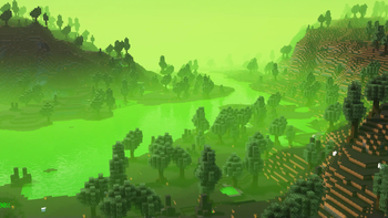 Radioactive plain