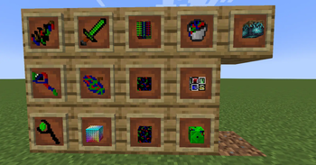 all the items
