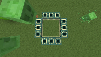 Empty end portal