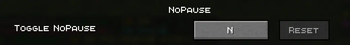 Default Keybind