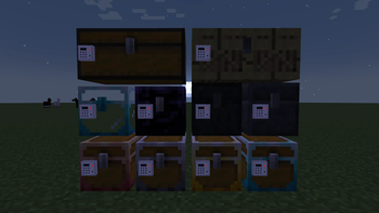 Passcode-protected modded chests at night