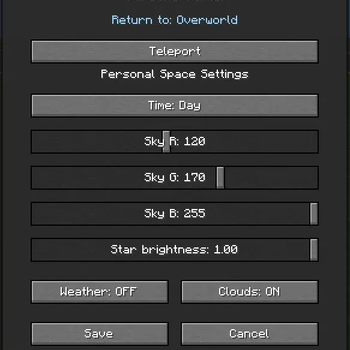 Cosmetic world GUI