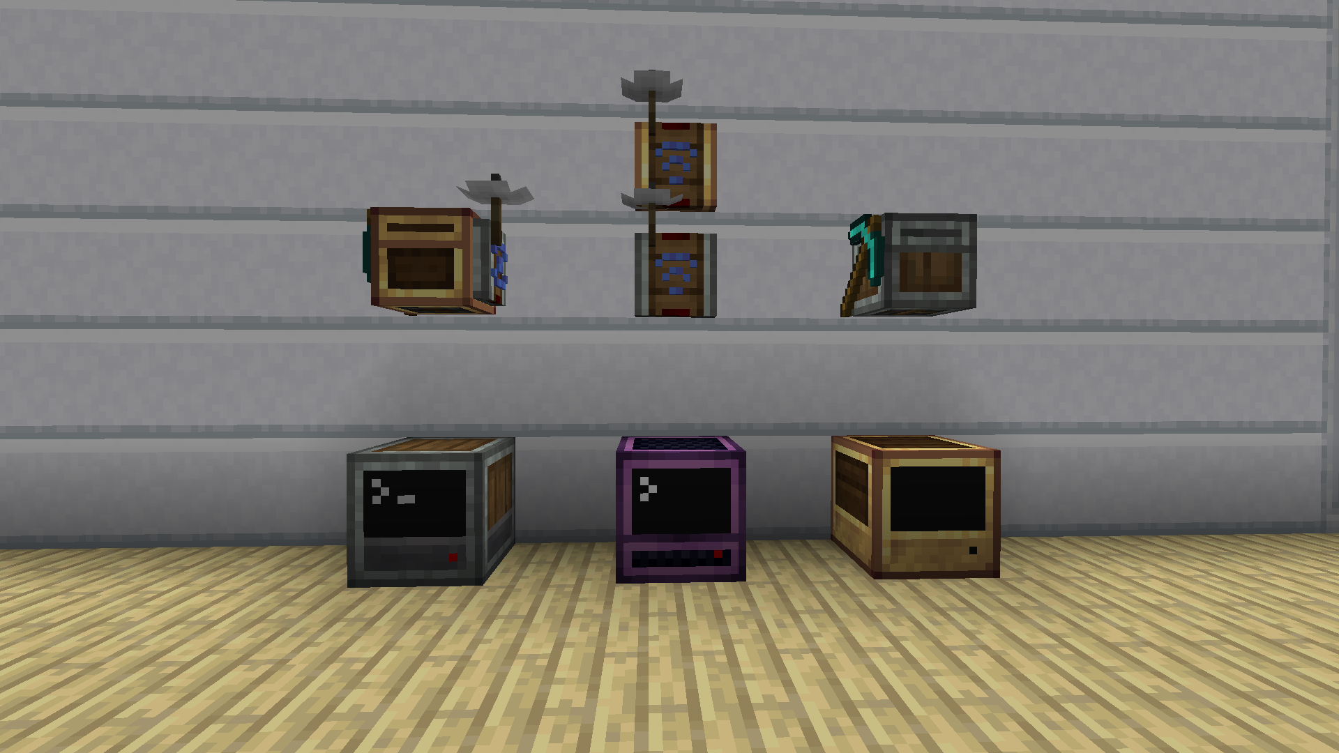 Some of the modified blocks...