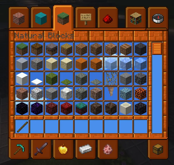 block tab