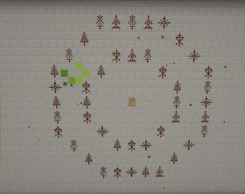 Contract on a wall