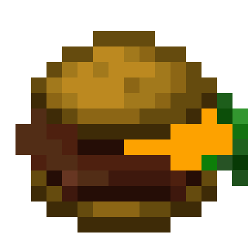 Jerky burger old texture: no carrot texture detail