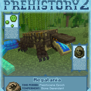 Megalania Info Card